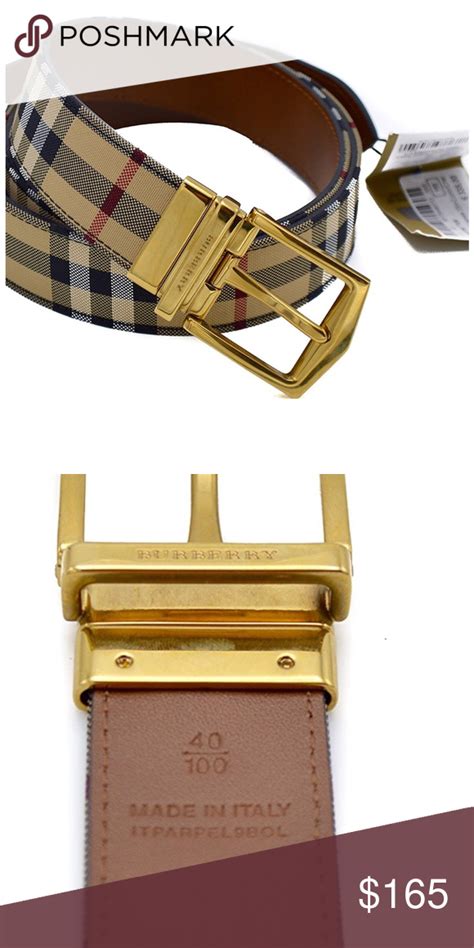 authentic burberry belt